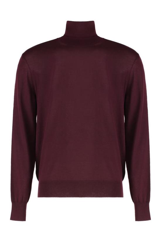 25FW 생로랑 울 터틀넥 스웨터 울   821739Y76GM 6040 Red