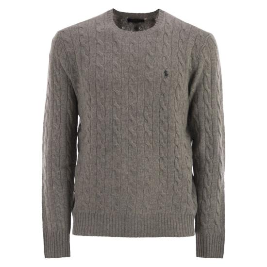 25FW 폴로 랄프로렌 케이블 니트 스웨터  710876762 GREY
