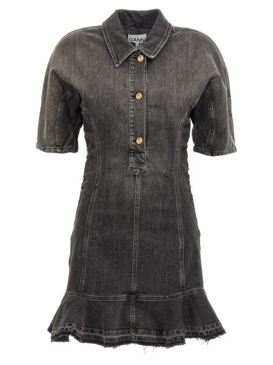 24FW 가니 원피스 J1539006 Black