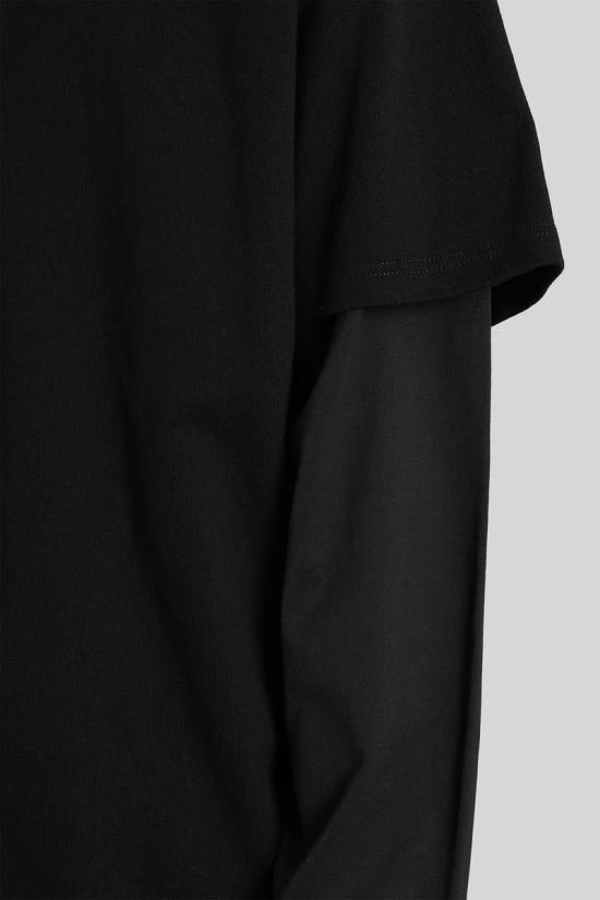 25FW 질샌더 반팔 티셔츠 422404 J61GC0001J20332 Black - JIL SANDER