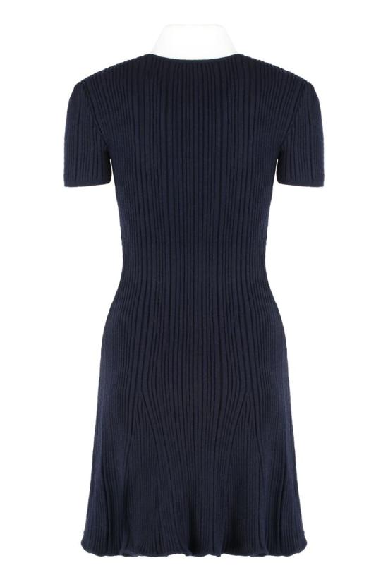 25FW 셀프 포트레이트 미디 원피스 AW25014SN NAVY BLUE - SELF PORTRAIT