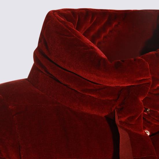 25FW 에르노 스무스 벨벳 재킷 스무스 벨벳 다운 자켓 PI002180D15020S6705 Red - HERNO