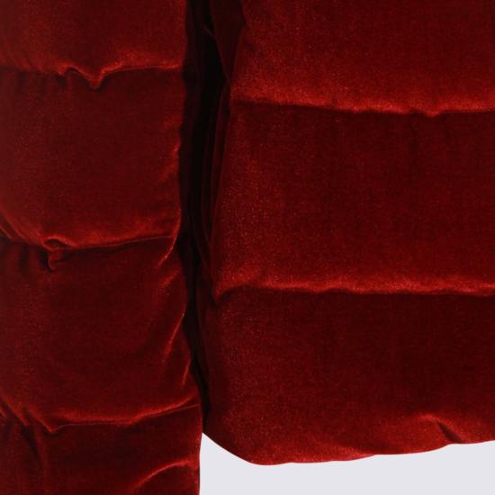 25FW 에르노 스무스 벨벳 재킷 스무스 벨벳 다운 자켓 PI002180D15020S6705 Red - HERNO