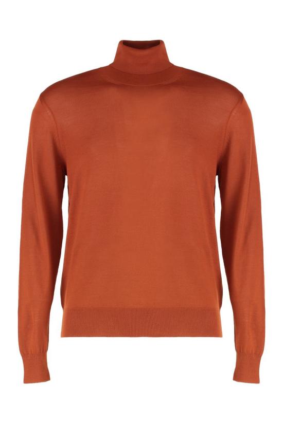 25FW 생로랑 울 터틀넥 스웨터 울   821739Y76GM 6160 RED