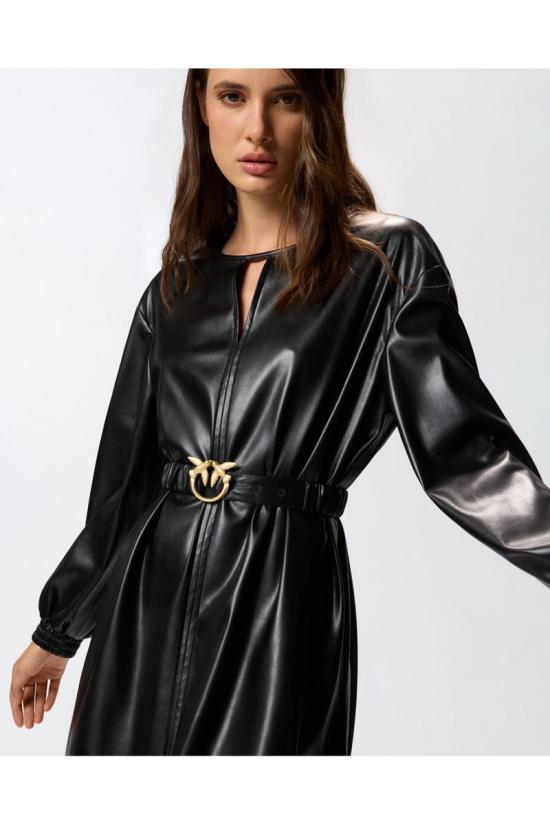 25FW 핑코 숏 원피스 105587A2P4Z99 Black - PINKO