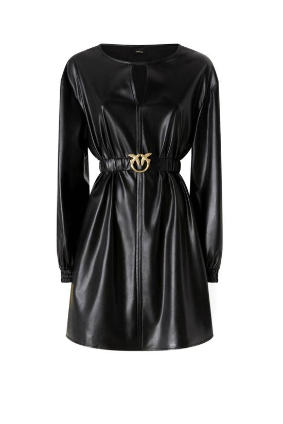 25FW 핑코 숏 원피스 105587A2P4Z99 Black