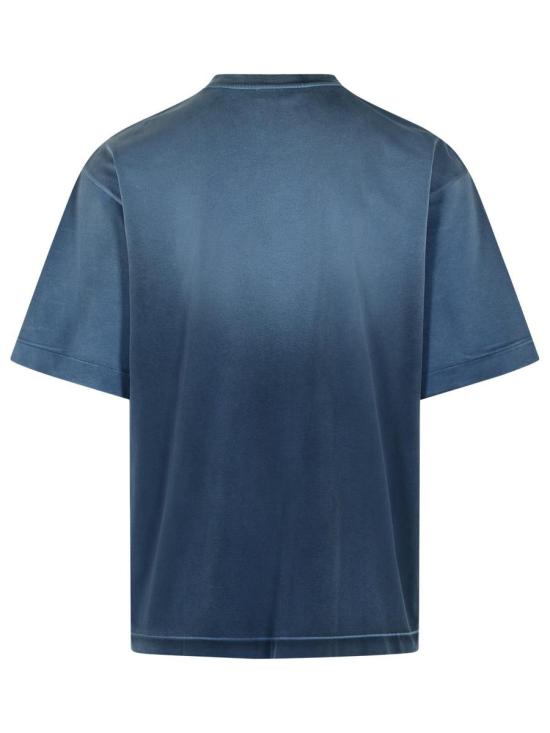 25FW 오프화이트 반팔 티셔츠 OMAA120F25JER00P4343 BLUE - OFF WHITE