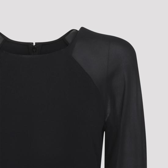 25FW 알베르타 페레티 롱 원피스 A04645134 0555 Black - ALBERTA FERRETTI