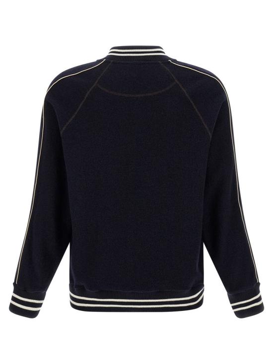 25FW 웨일즈보너 봄버 자켓 MA25JE18JE04503 BLUE - WALES BONNER