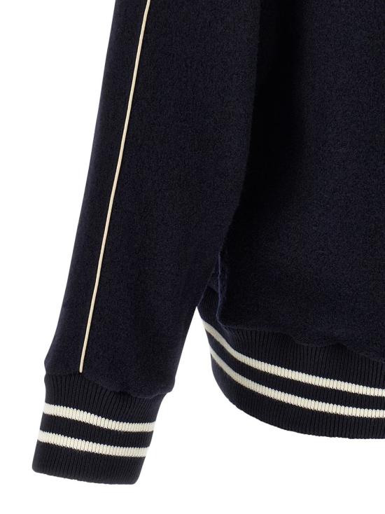 25FW 웨일즈보너 봄버 자켓 MA25JE18JE04503 BLUE - WALES BONNER