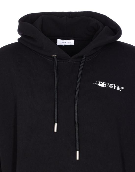 25FW 오프화이트 브러시 애로우 스케이트 후드티 OMBB085F25FLE00G1001 Black - OFF WHITE