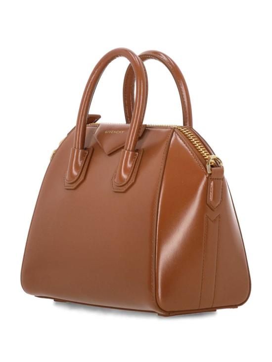25FW 지방시 안티고나 박스 레더 미니백 BB5148B13A235 CARAMEL BROWN - GIVENCHY