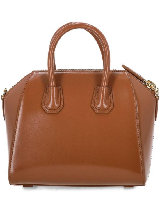 25FW 지방시 안티고나 박스 레더 미니백 BB5148B13A235 CARAMEL BROWN - GIVENCHY