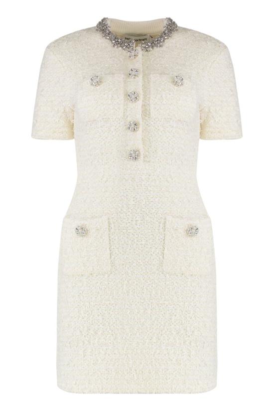 25FW 셀프 포트레이트 숏 원피스 AW25028SC CREAM Beige