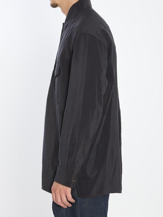 25FW 르메르 긴팔 셔츠 2197044 SH1202 LF1308 BK999 Black - LEMAIRE