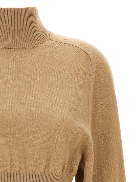 24FW 스포트막스 터틀넥 ULULATO001 Beige - SPORTMAX