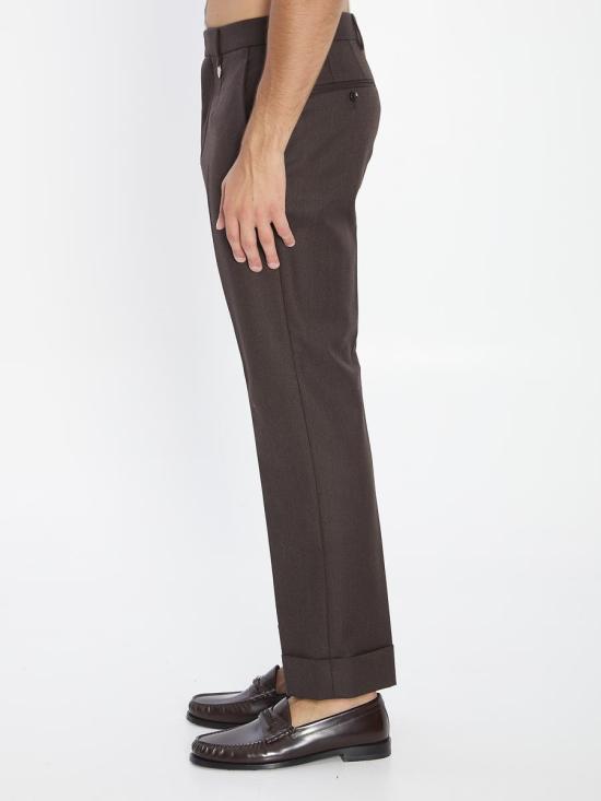 25FW 버버리 스트레이트 팬츠 1795570 8115552 BROWN - BURBERRY