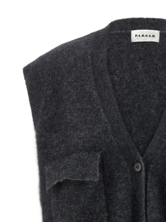 25FW 파로쉬 베스트 D500724LACOON037 GRAY - PAROSH