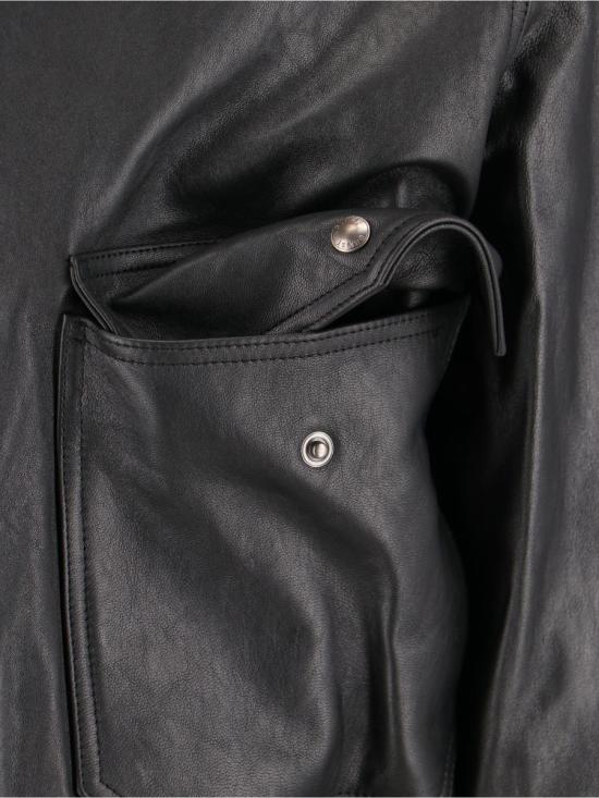 25FW 던스트 가죽 자켓 UDJU5C102BKBLACK Black - DUNST