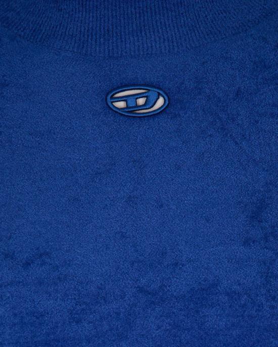 25FW 디젤 모크넥 프론트 타이 미니 드레스 A188900IKBZ8LD 200BROWN - DIESEL