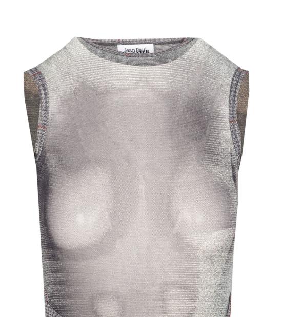 25FW 장 폴 고티에 롱 원피스 DR061M007P087930 GREY - JEAN PAUL GAULTIER