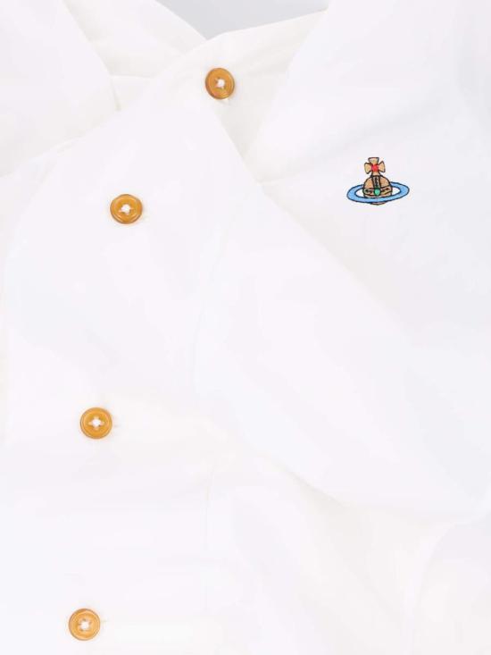 25FW 비비안웨스트우드 블라우스 1501000C W009Q PIA401 WHITE - VIVIENNE WESTWOOD