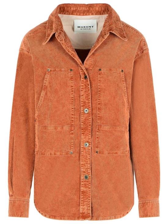 25FW 이자벨마랑에뚜왈 셔츠 VE0521FA C1G02E11RU ORANGE