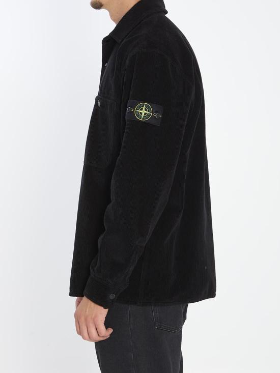 25FW 스톤 아일랜드 긴팔 셔츠 9327367 K2S151200012 S0212 V0029 Black - STONE ISLAND