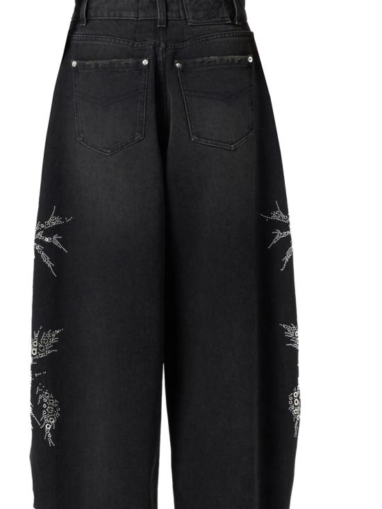 25FW 블루마린 데님 팬츠 A544J122AN0990 Black - BLUMARINE