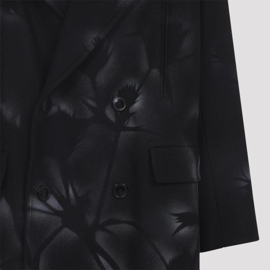 25FW 드리스 반 노튼 코트 2520202622216 900 Black - DRIES VAN NOTEN