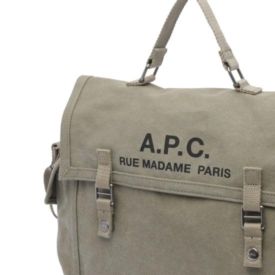 26SS 아페쎄 리쿠퍼레이션 사첼 백 CODBM H61930JAA GREEN - A.P.C.