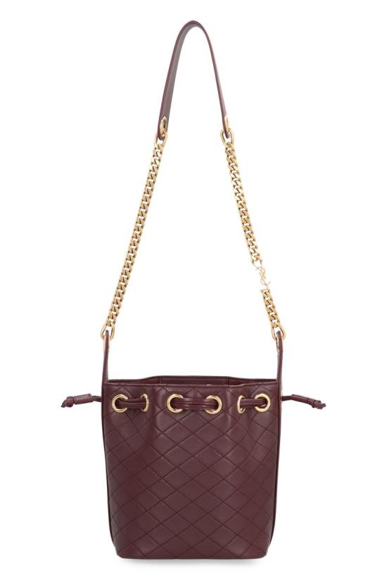 25FW 생로랑 카산드라 램스킨 버킷백 8408861EL07 6195 RED - SAINT LAURENT