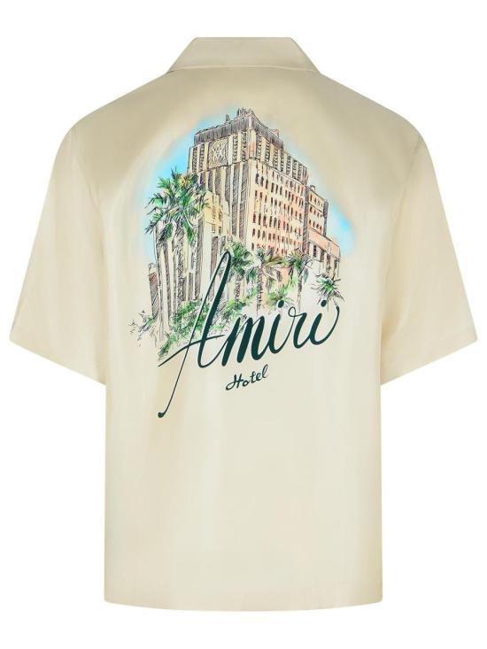 25FW 아미리 반팔 셔츠 AMSTCA1206ALABASTER Beige - AMIRI