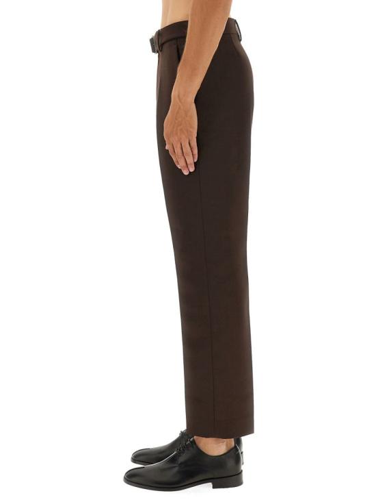 25FW MM6 메종마르지엘라 스트레이트 팬츠 SH2KA0042 M35612142 BROWN - MM6 MAISON MARGIELA