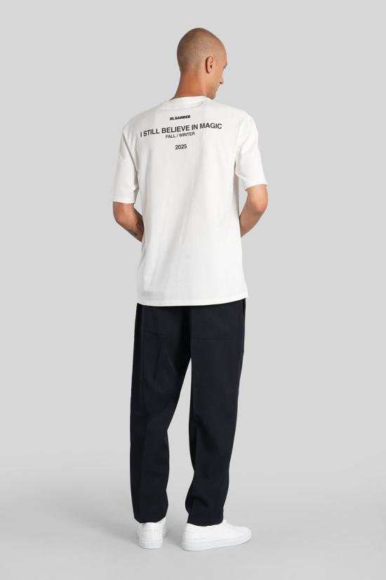 25FW 질샌더 반팔 티셔츠 422402 J22GC0189J46219 WHITE - JIL SANDER