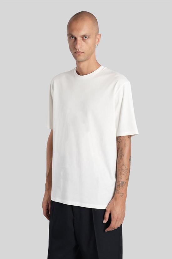 25FW 질샌더 반팔 티셔츠 422402 J22GC0189J46219 WHITE - JIL SANDER