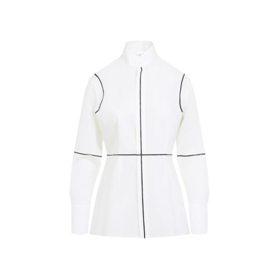 25FW MM6 메종마르지엘라 셔츠 S52DT0055 M35256 101 WHITE