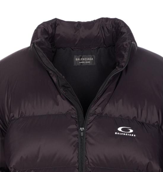 25FW 발렌시아가 스탠다드 푸퍼 패딩 스탠다드 푸퍼   852049TNO121000 Black - BALENCIAGA