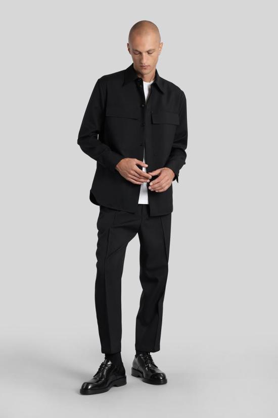 25FW 질샌더 숏팬츠 422392 J21KA0012J70001 Black - JIL SANDER