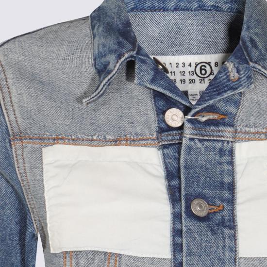 25FW MM6 메종마르지엘라 데님 자켓 S52AM0328M30018967 MEDIUM BLUE - MM6 MAISON MARGIELA