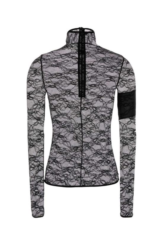 25FW 쿠레쥬 블라우스 325CTO444PA0132 9999 Black - COURREGES