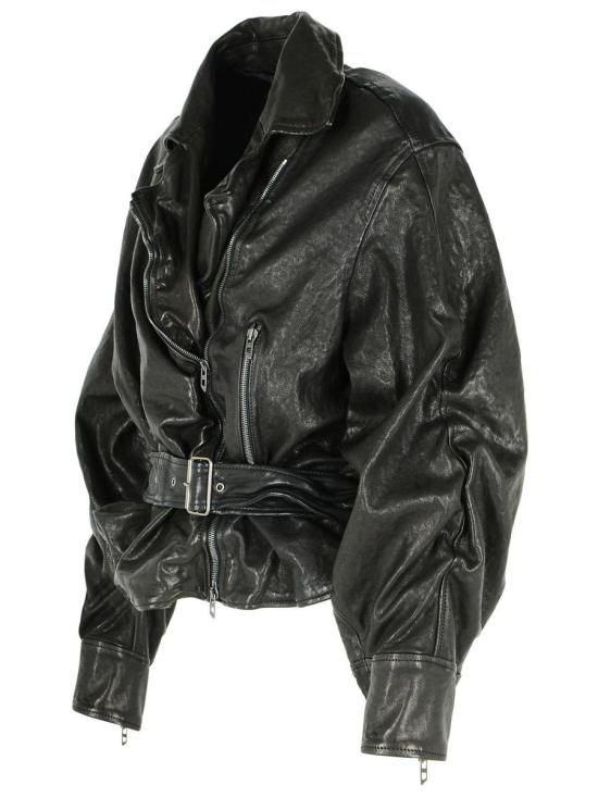 25FW 디젤 가죽 자켓 A20741 0SLCW9XX Black - DIESEL