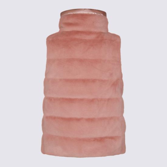 25FW 에르노 레이디 얼터너티브 퍼 & 울트라라이트 나일론 베스트  PI002122D126304135 ROSA MEDIO - HERNO