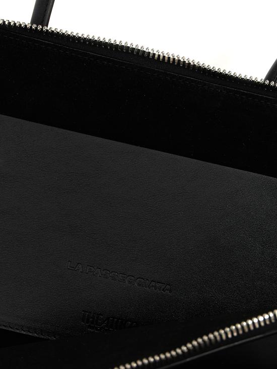 25FW 디 아티코 라 파세지아타 미디엄 탑 핸들 백 250WAH00054100 Black - THE ATTICO