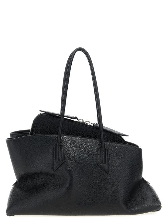 26SS 디 아티코 라 파세지아타 미디엄 탑 핸들 백 250WAH00054100 Black