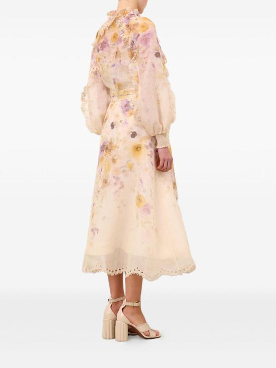 25FW 짐머만 숏 스커트 5460SF252 PSFL MultiColour - ZIMMERMANN