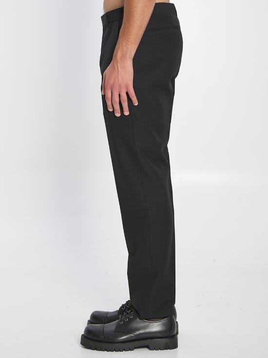 25FW 디올 스트레이트 팬츠 543C109 BLACK - DIOR