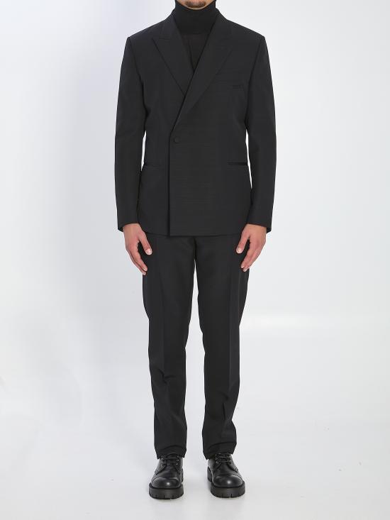 25FW 디올 스트레이트 팬츠 543C109 BLACK - DIOR