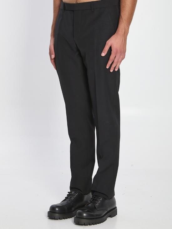25FW 디올 스트레이트 팬츠 543C109 BLACK - DIOR