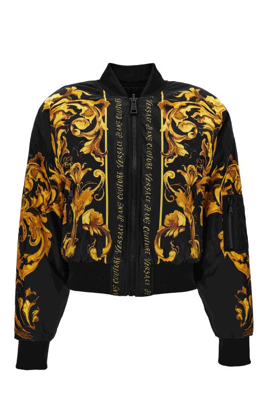 25FW 베르사체 봄버 자켓 79HASDP9 CQSP0G89 Black